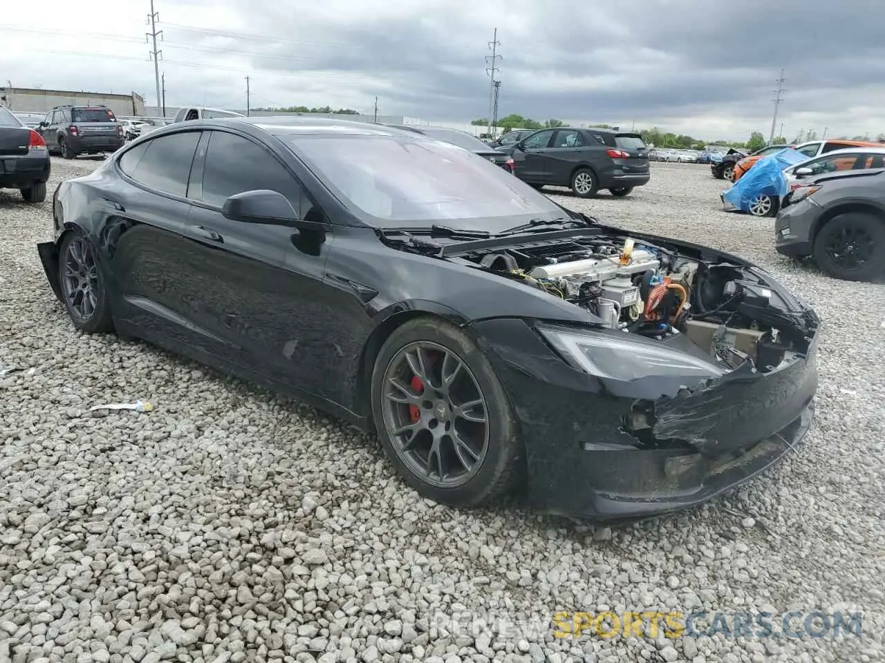 4 Photograph of a damaged car 5YJSA1E67PF511354 TESLA MODEL S 2023