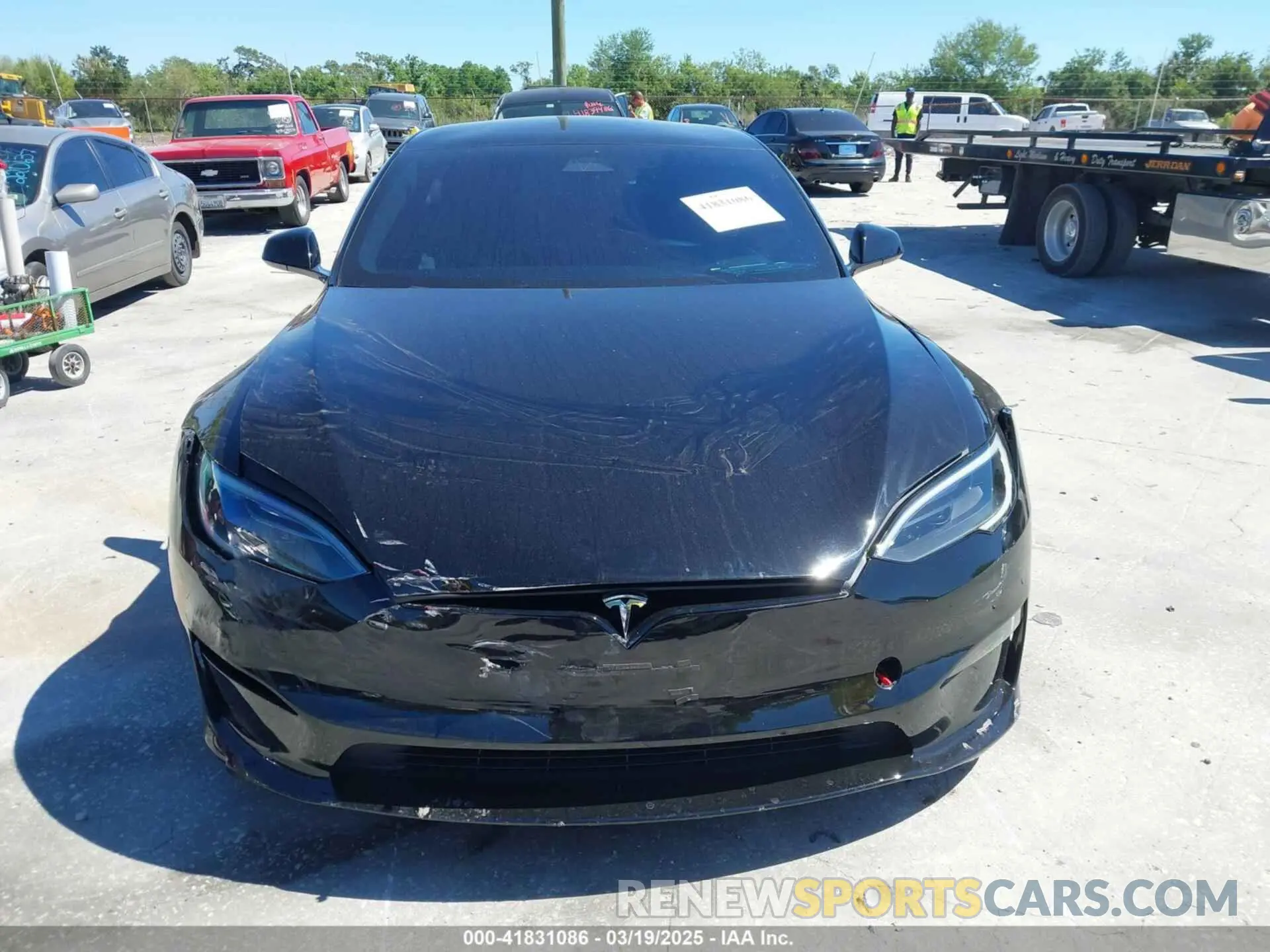11 Фотография поврежденного автомобиля 5YJSA1E67PF528171 TESLA MODEL S 2023