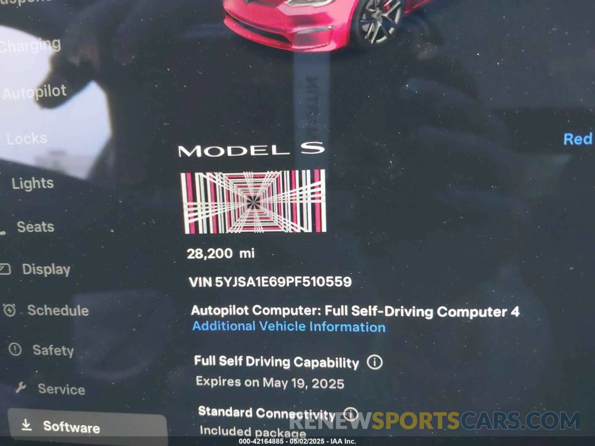 15 Фотография поврежденного автомобиля 5YJSA1E69PF510559 TESLA MODEL S 2023