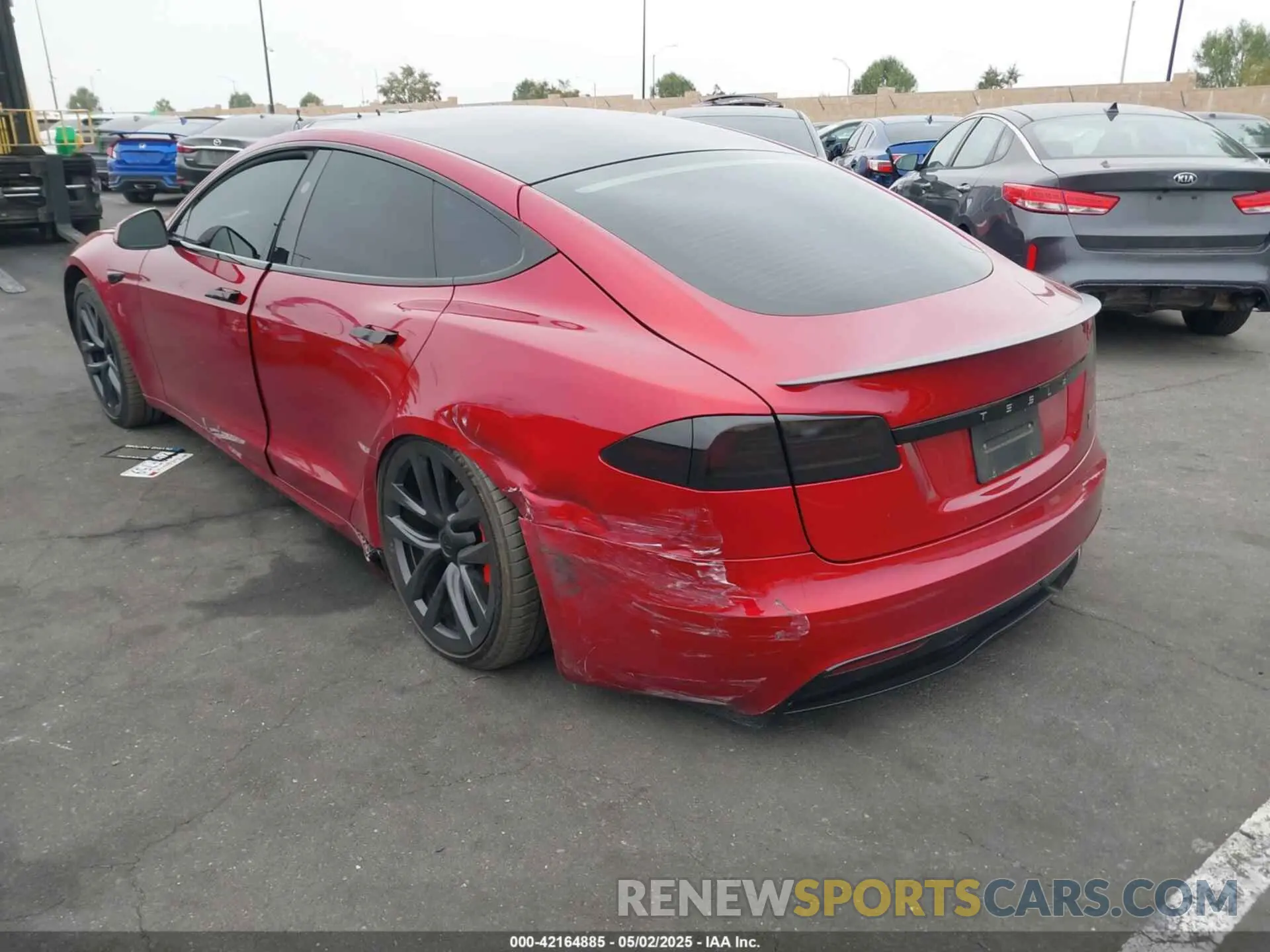 3 Фотография поврежденного автомобиля 5YJSA1E69PF510559 TESLA MODEL S 2023