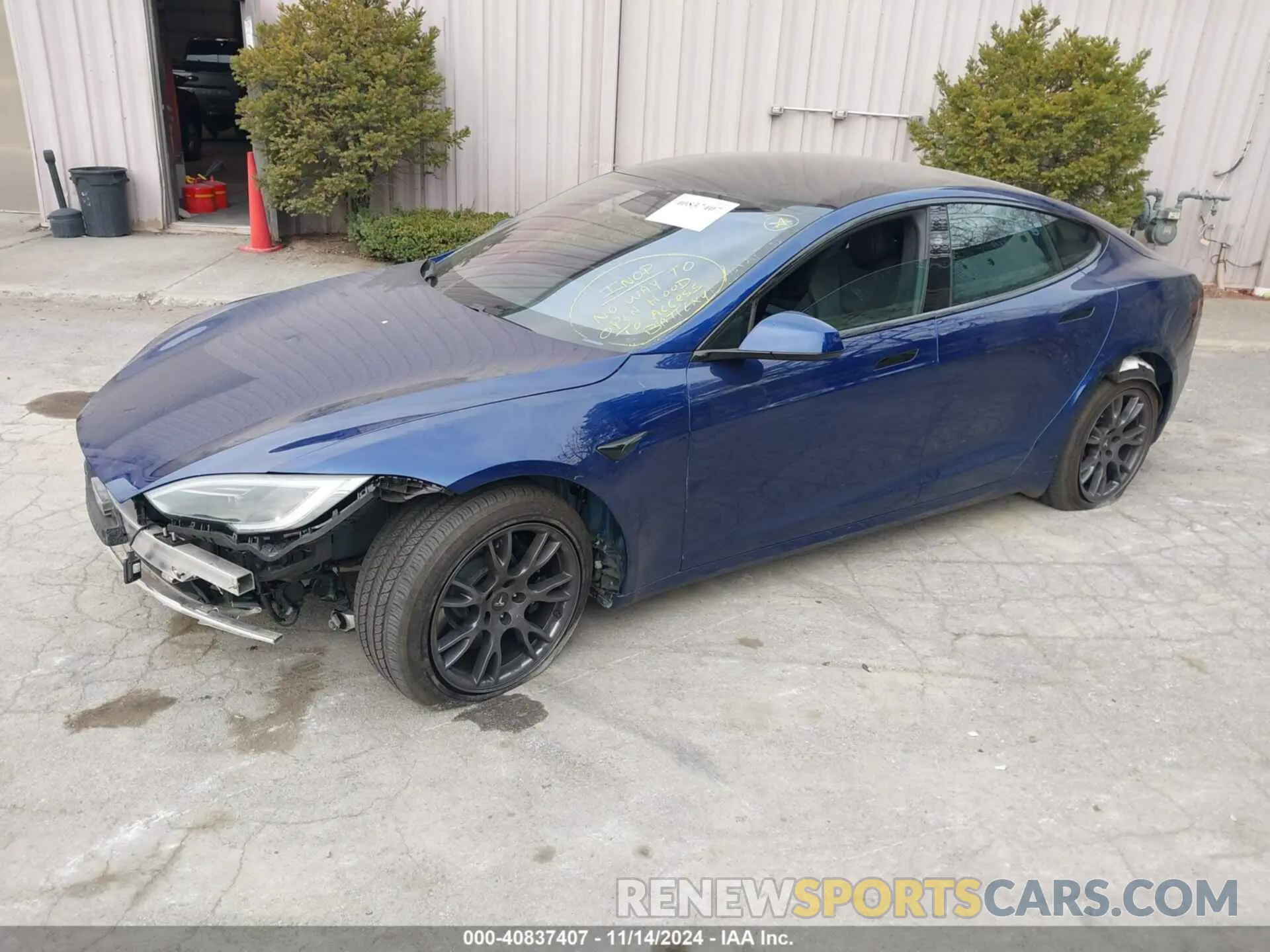 2 Фотография поврежденного автомобиля 5YJSA1E55RF535968 TESLA MODEL S 2024