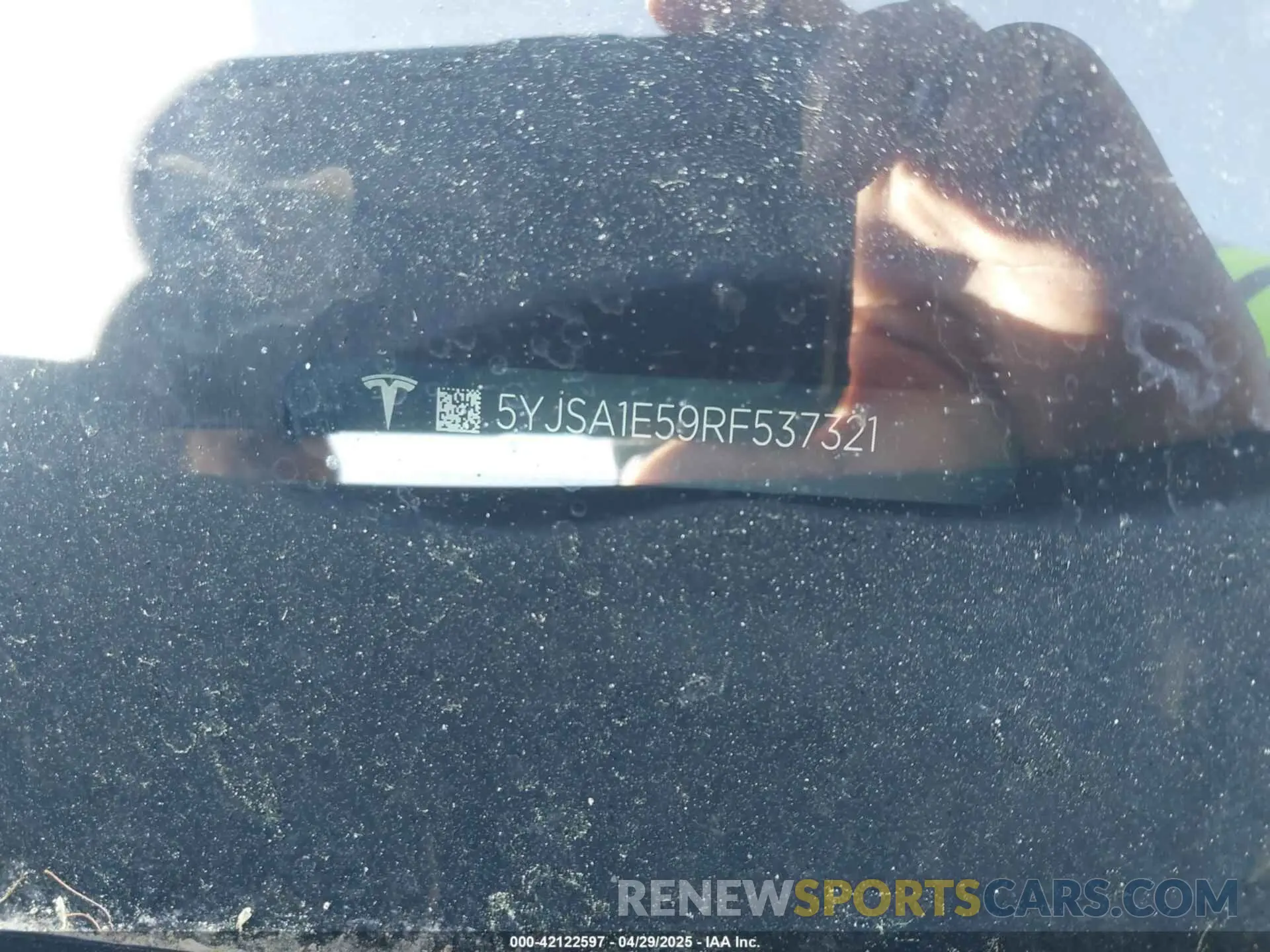 9 Фотография поврежденного автомобиля 5YJSA1E59RF537321 TESLA MODEL S 2024