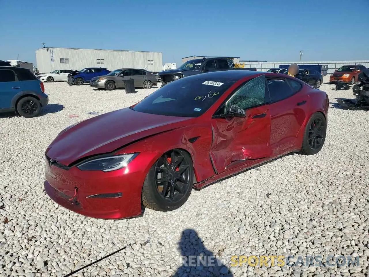 1 Photograph of a damaged car 5YJSA1E61RF533045 TESLA MODEL S 2024