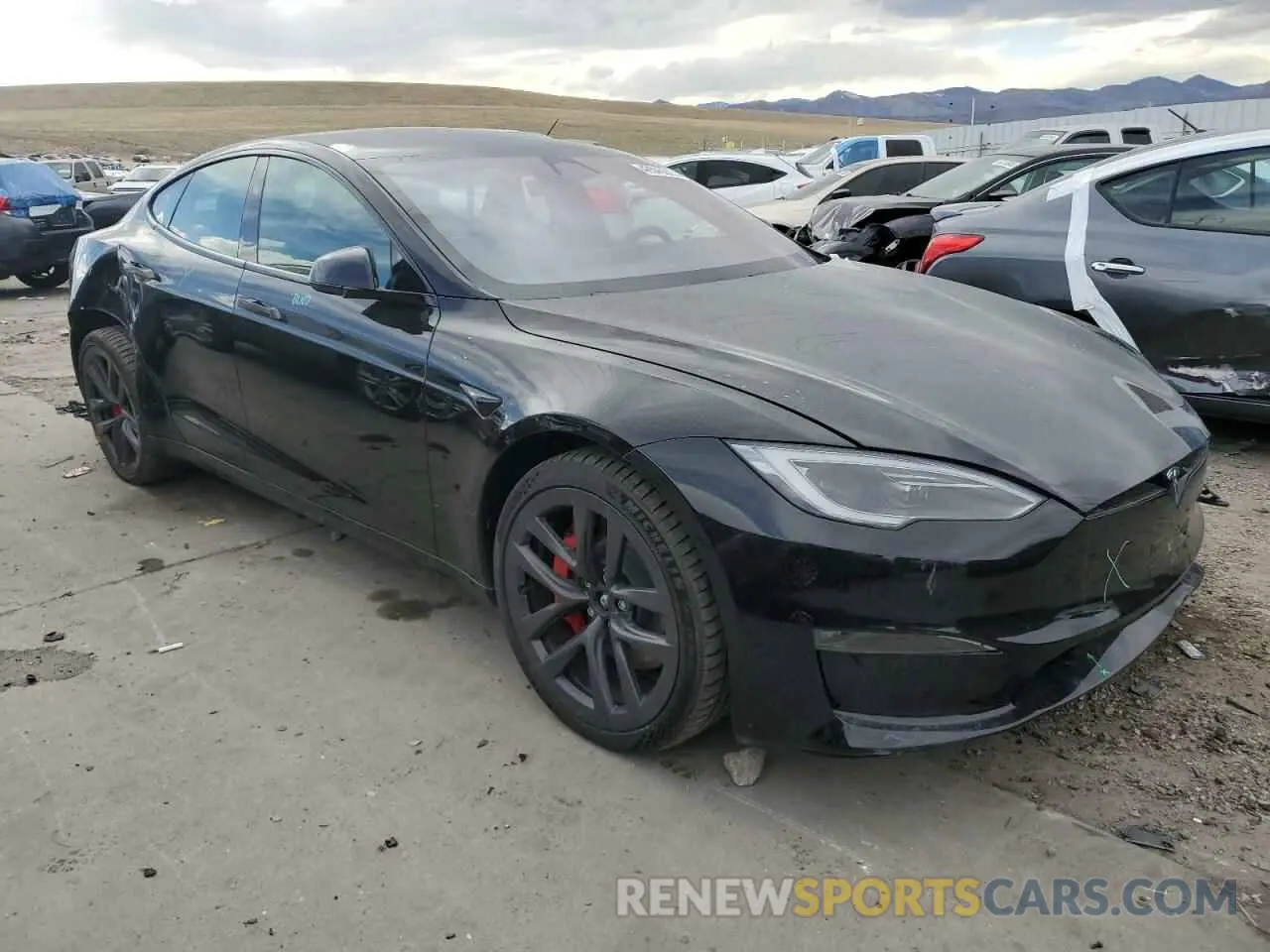 4 Фотография поврежденного автомобиля 5YJSA1E65RF543822 TESLA MODEL S 2024