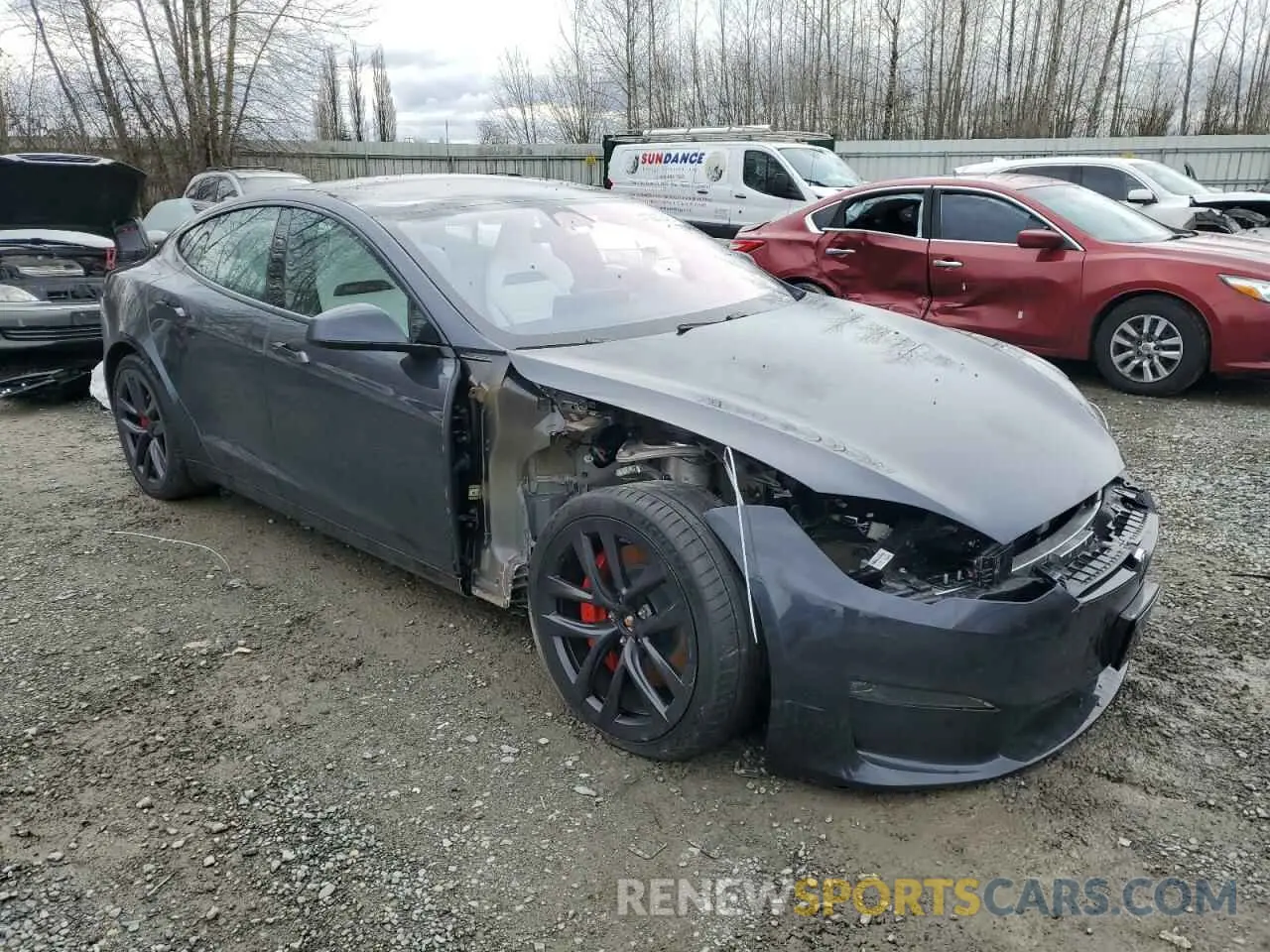 4 Фотография поврежденного автомобиля 5YJSA1E6XRF539409 TESLA MODEL S 2024