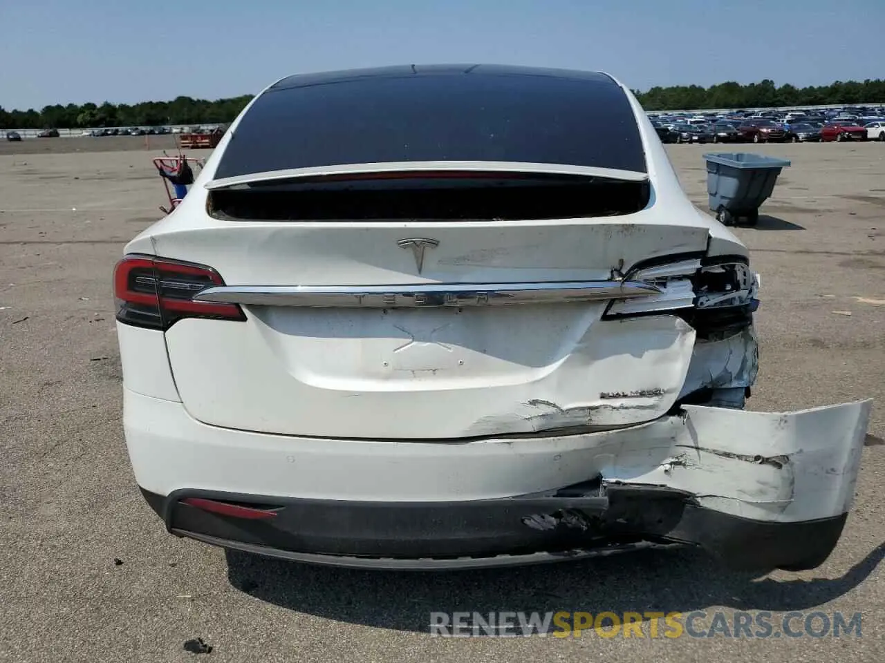 6 Фотография поврежденного автомобиля 5YJXCAE21KF182821 TESLA MODEL X 2019