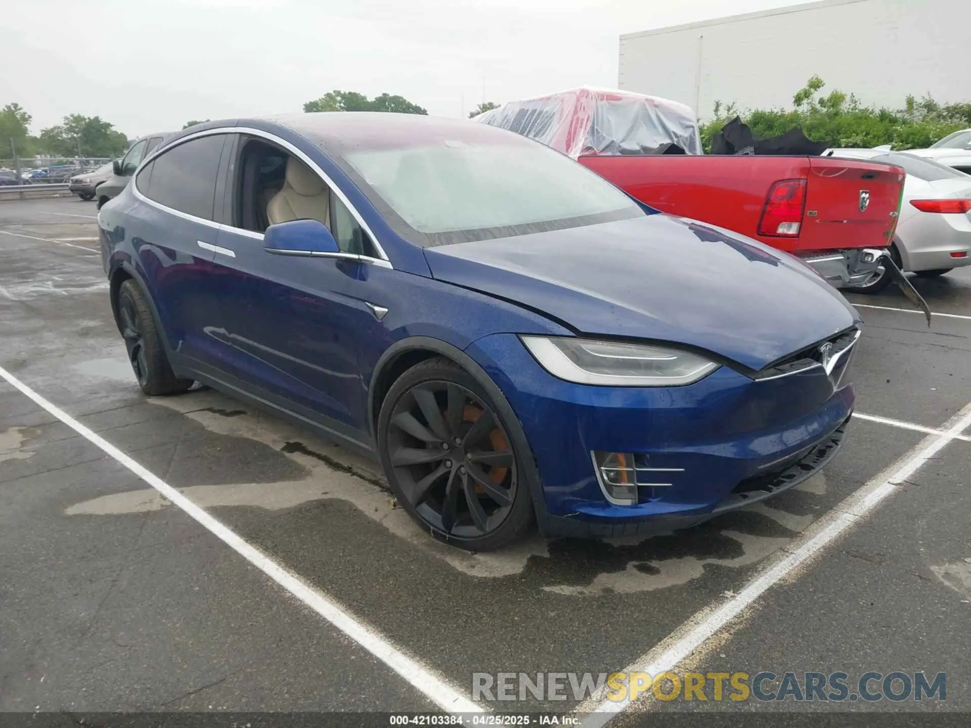 1 Фотография поврежденного автомобиля 5YJXCAE21KF196699 TESLA MODEL X 2019