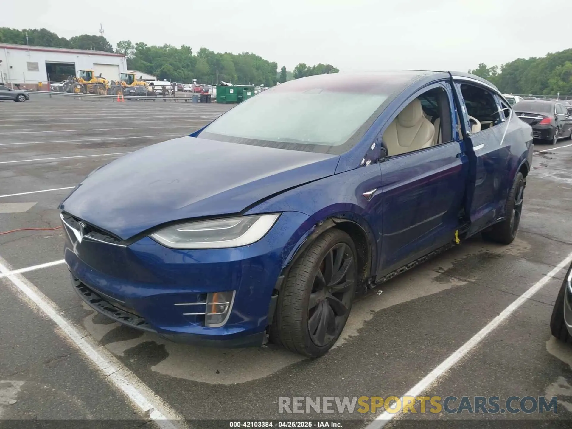 2 Фотография поврежденного автомобиля 5YJXCAE21KF196699 TESLA MODEL X 2019