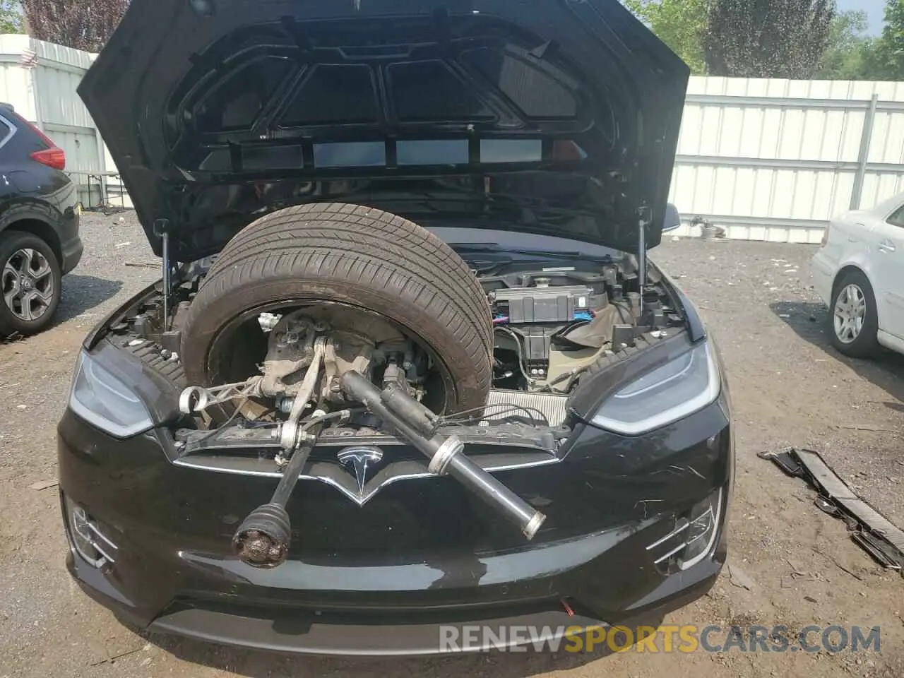 11 Фотография поврежденного автомобиля 5YJXCAE22KF192032 TESLA MODEL X 2019