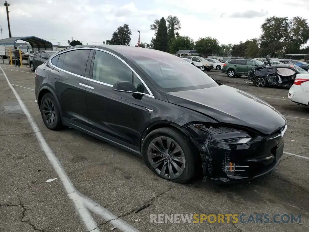 4 Photograph of a damaged car 5YJXCAE23KF151036 TESLA MODEL X 2019