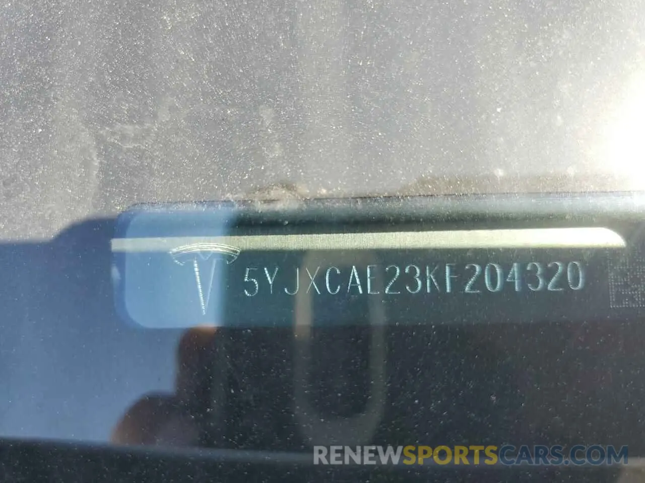 12 Photograph of a damaged car 5YJXCAE23KF204320 TESLA MODEL X 2019