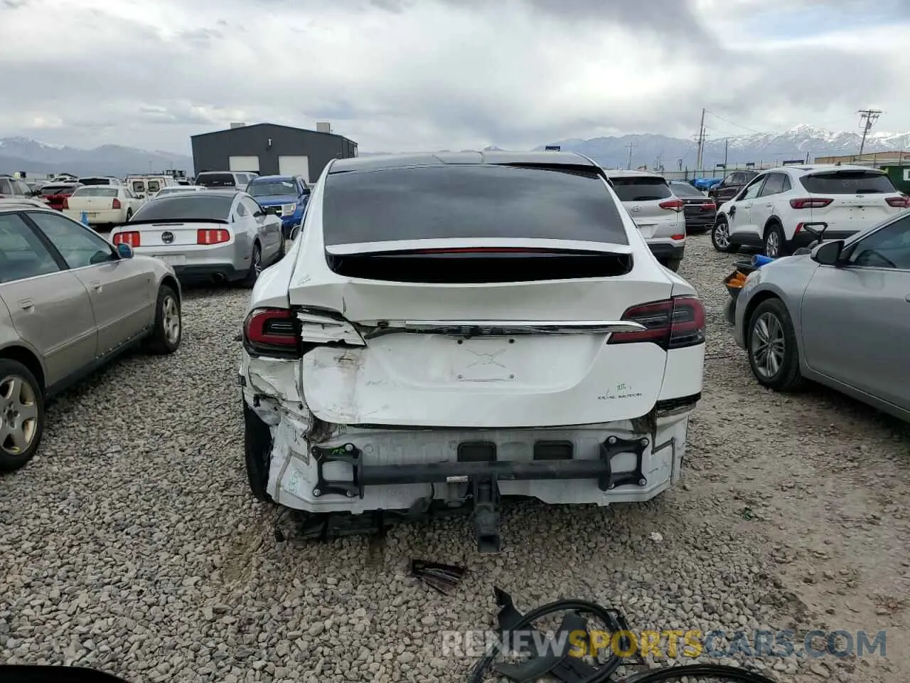 6 Фотография поврежденного автомобиля 5YJXCAE24KF204035 TESLA MODEL X 2019