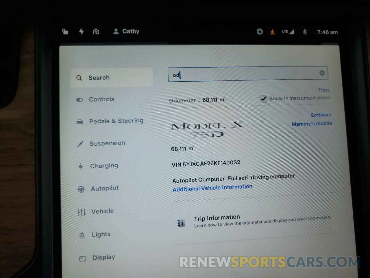 9 Photograph of a damaged car 5YJXCAE26KF140032 TESLA MODEL X 2019