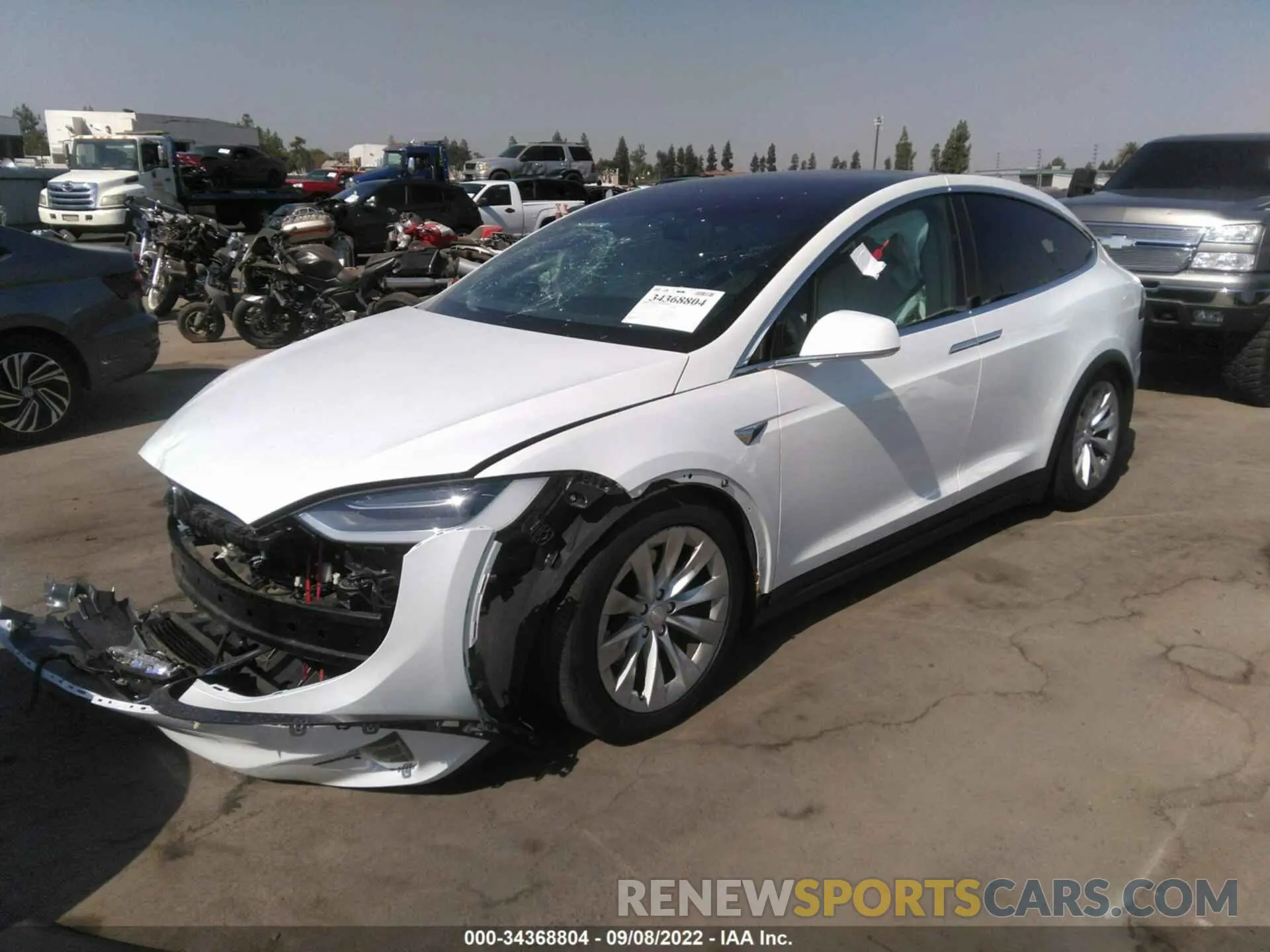 2 Фотография поврежденного автомобиля 5YJXCAE28KF197560 TESLA MODEL X 2019