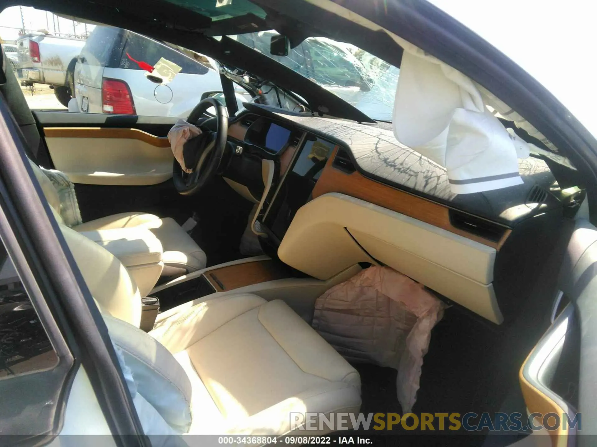 5 Фотография поврежденного автомобиля 5YJXCAE28KF197560 TESLA MODEL X 2019