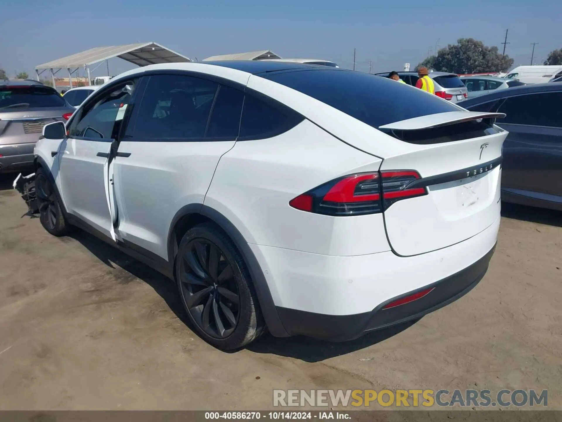 3 Photograph of a damaged car 5YJXCBE22KF180212 TESLA MODEL X 2019