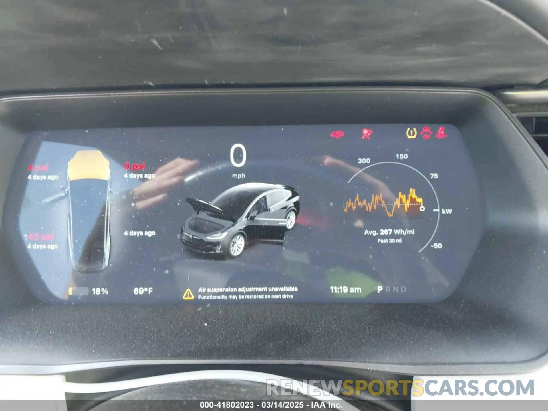 7 Photograph of a damaged car 5YJXCBE22KF184504 TESLA MODEL X 2019