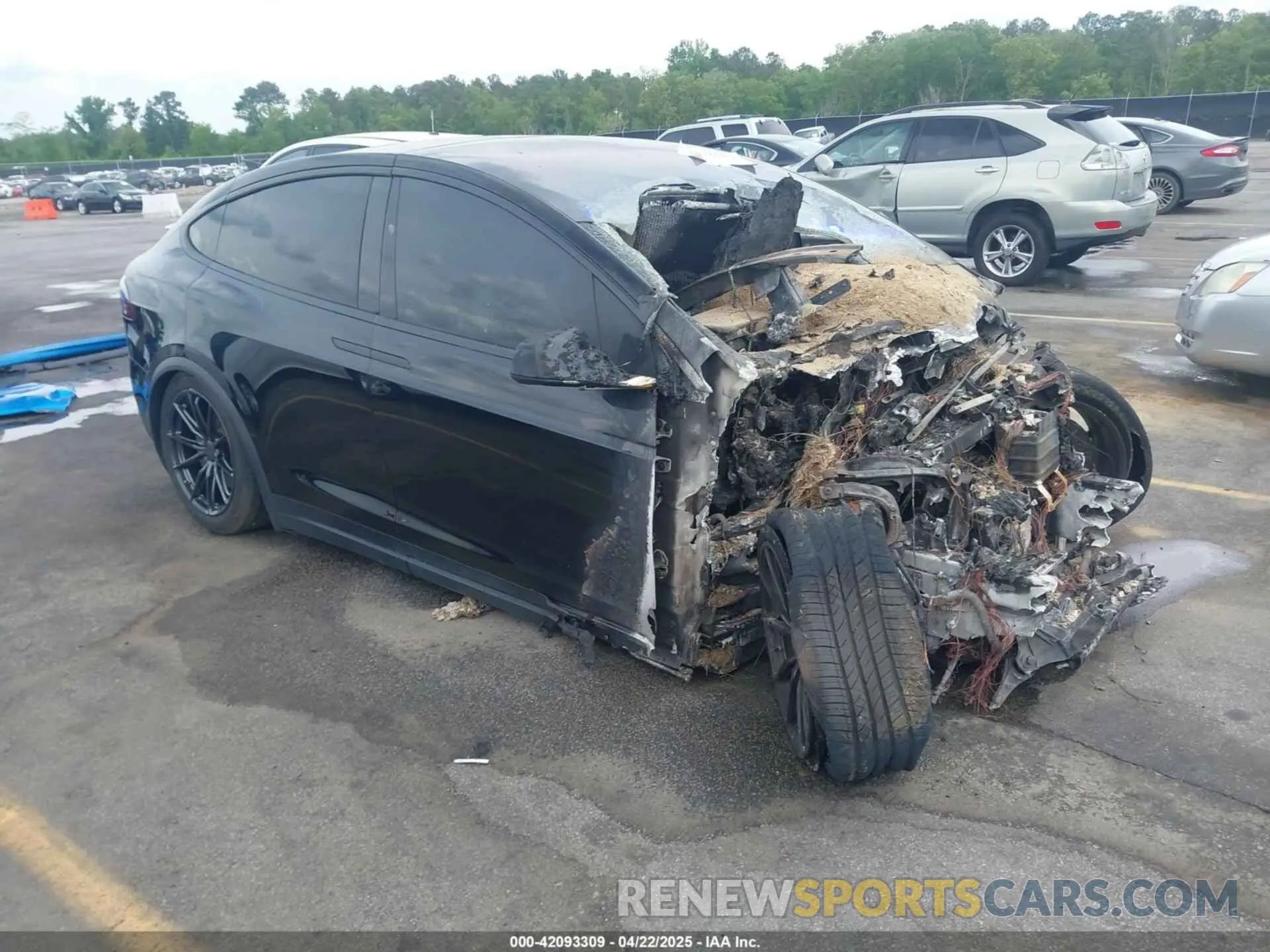 1 Фотография поврежденного автомобиля 5YJXCBE23KF183815 TESLA MODEL X 2019
