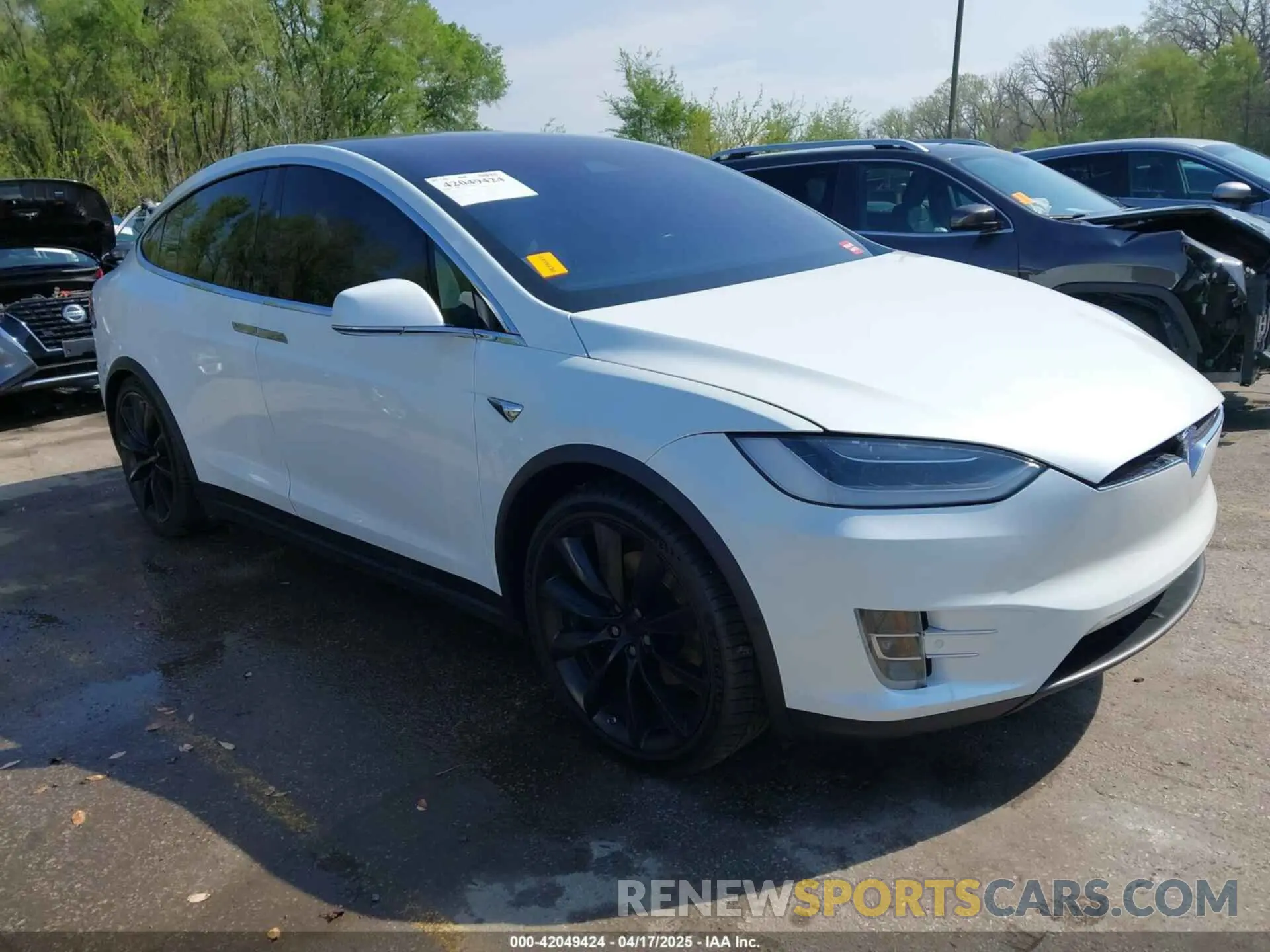 1 Фотография поврежденного автомобиля 5YJXCBE27KF150381 TESLA MODEL X 2019