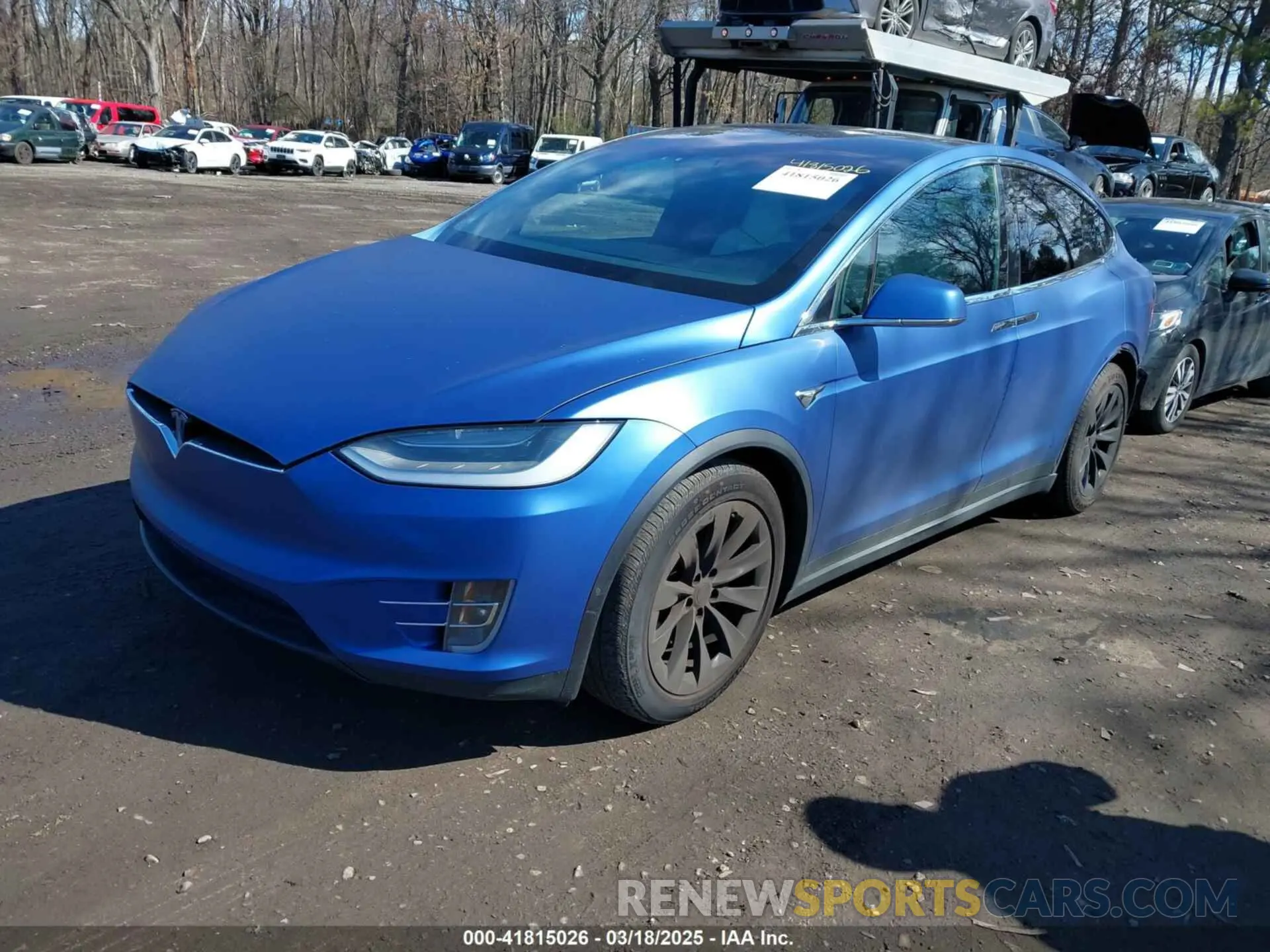 2 Photograph of a damaged car 5YJXCBE28KF186404 TESLA MODEL X 2019