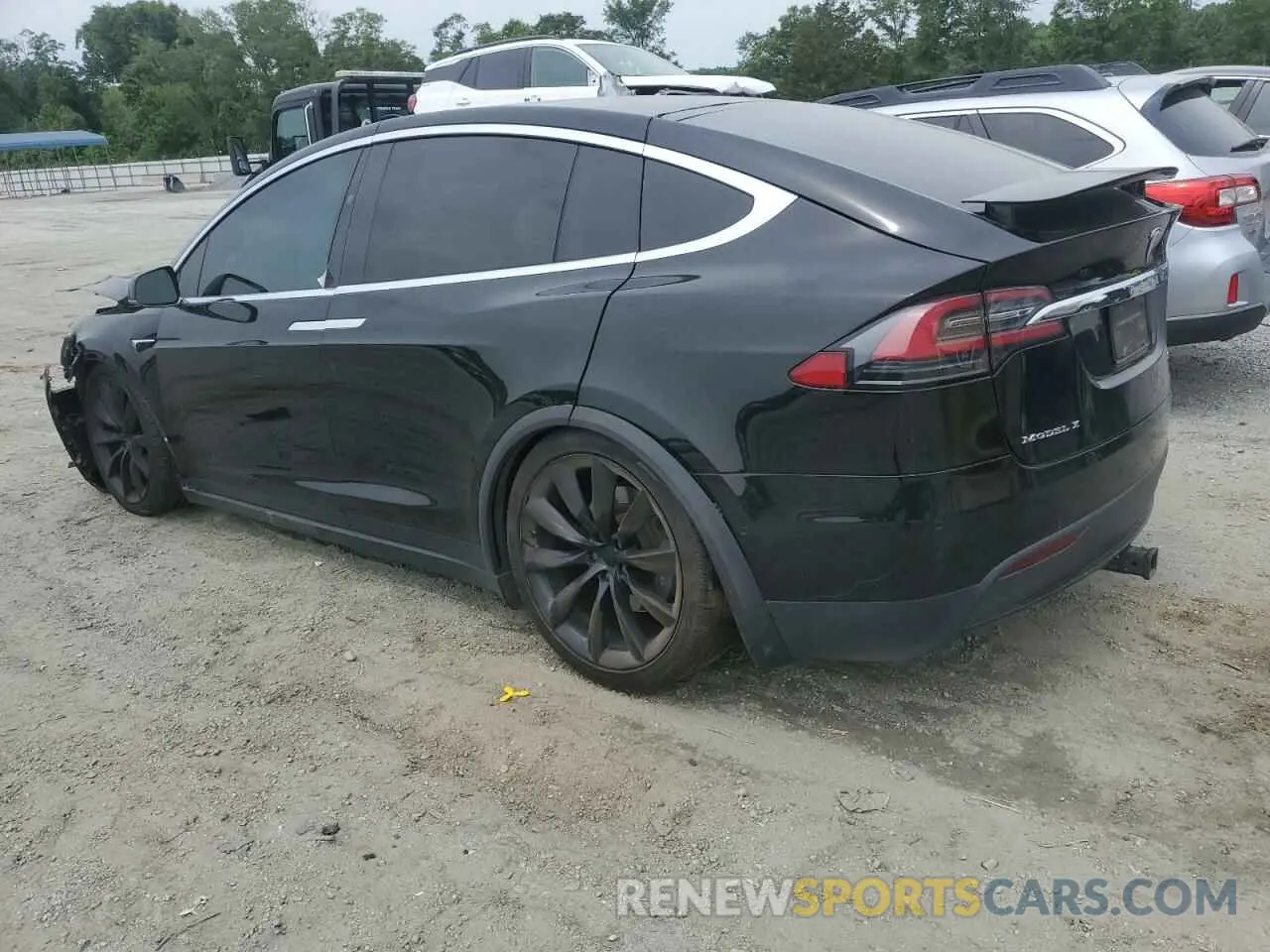 2 Photograph of a damaged car 5YJXCBE29KF160569 TESLA MODEL X 2019