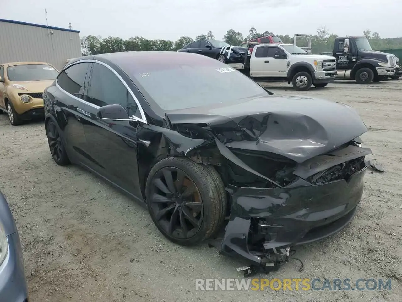 4 Photograph of a damaged car 5YJXCBE29KF160569 TESLA MODEL X 2019
