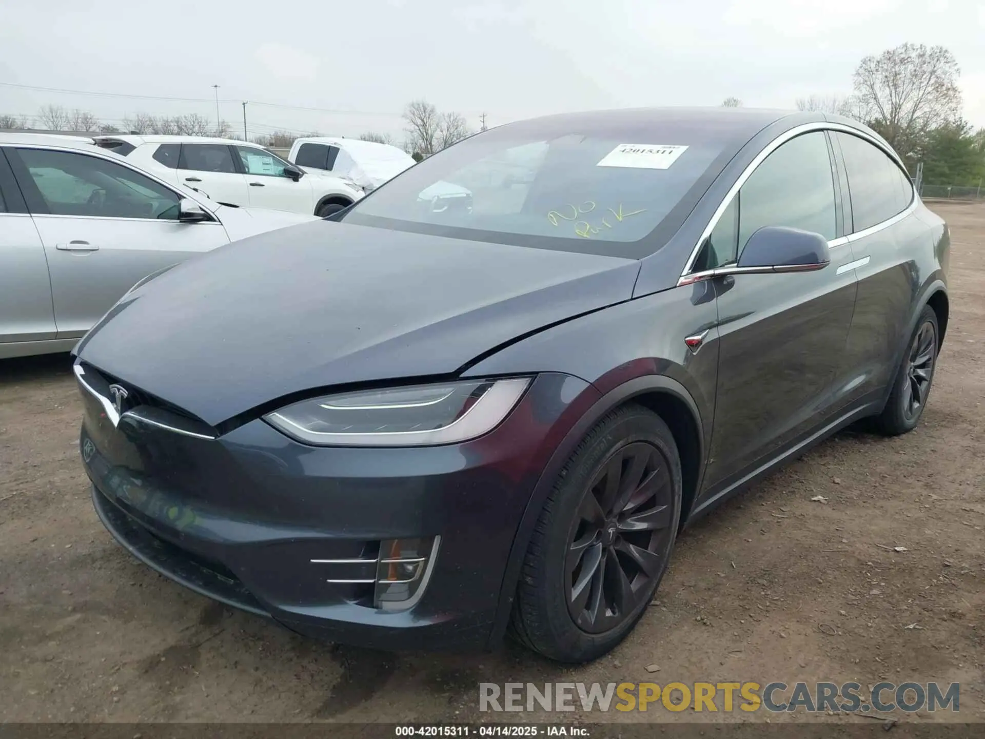 2 Фотография поврежденного автомобиля 5YJXCDE24KF152150 TESLA MODEL X 2019