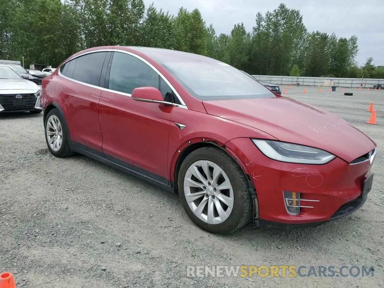 4 Photograph of a damaged car 5YJXCDE24KF160443 TESLA MODEL X 2019