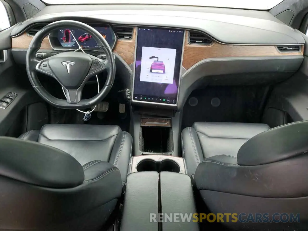 8 Photograph of a damaged car 5YJXCDE24KF160443 TESLA MODEL X 2019