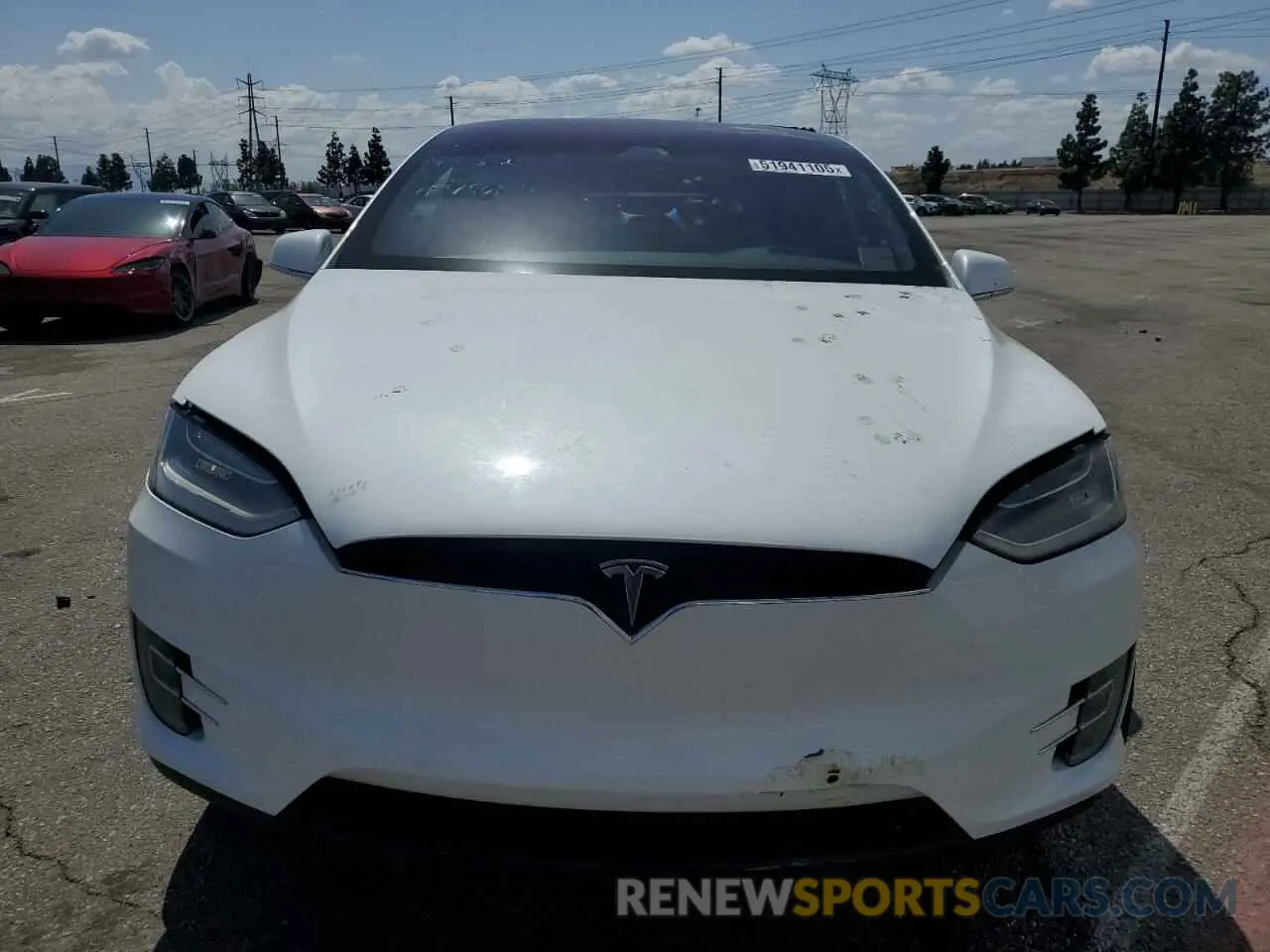 5 Photograph of a damaged car 5YJXCDE25KF185030 TESLA MODEL X 2019