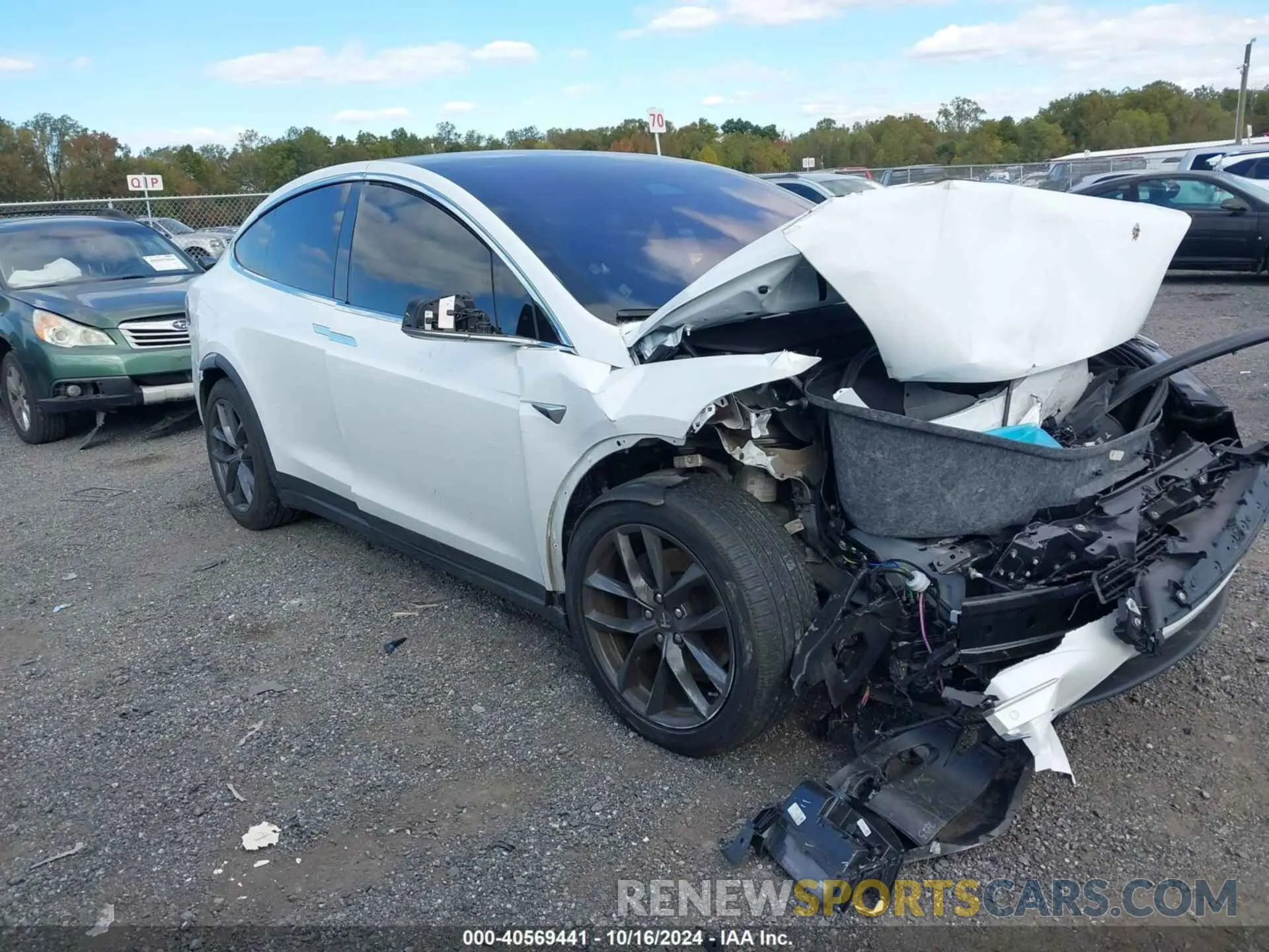1 Фотография поврежденного автомобиля 5YJXCDE25KF196884 TESLA MODEL X 2019