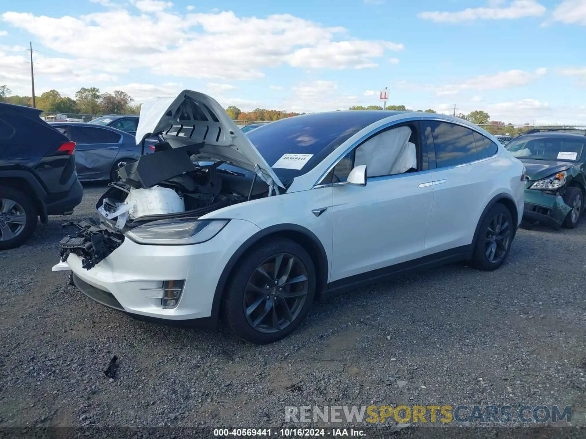 6 Фотография поврежденного автомобиля 5YJXCDE25KF196884 TESLA MODEL X 2019
