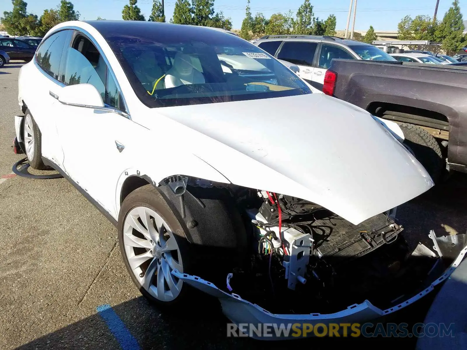 1 Фотография поврежденного автомобиля 5YJXCDE27KF149548 TESLA MODEL X 2019
