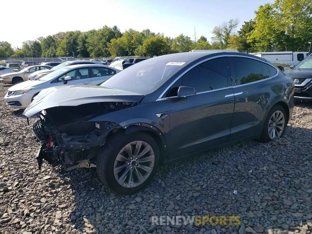 1 Photograph of a damaged car 5YJXCDE2XKF149446 TESLA MODEL X 2019