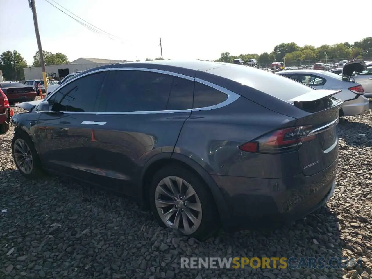 2 Photograph of a damaged car 5YJXCDE2XKF149446 TESLA MODEL X 2019