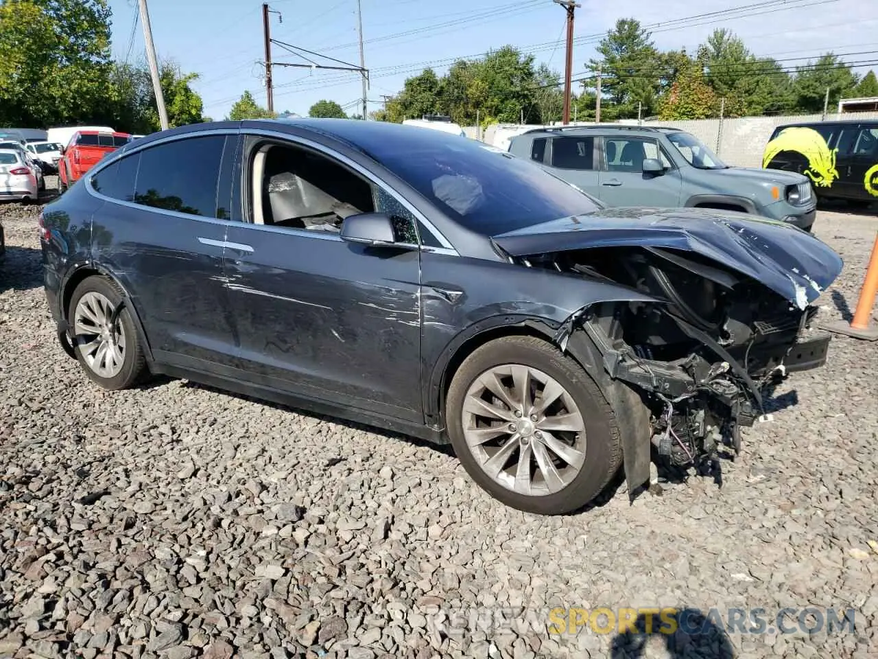 4 Photograph of a damaged car 5YJXCDE2XKF149446 TESLA MODEL X 2019