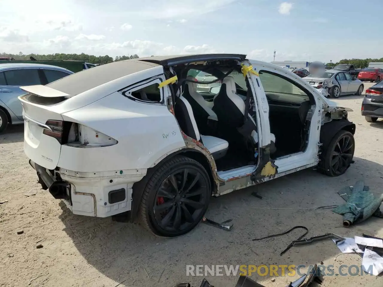 3 Photograph of a damaged car 5YJXCDE40KF189634 TESLA MODEL X 2019