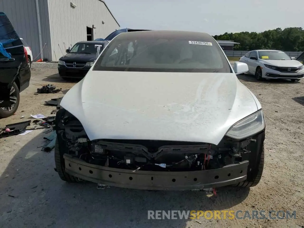 5 Photograph of a damaged car 5YJXCDE40KF189634 TESLA MODEL X 2019