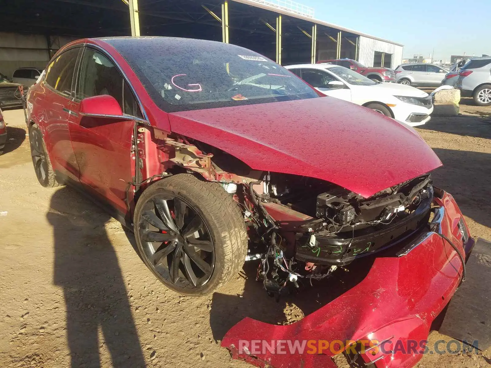1 Фотография поврежденного автомобиля 5YJXCDE42KF186508 TESLA MODEL X 2019
