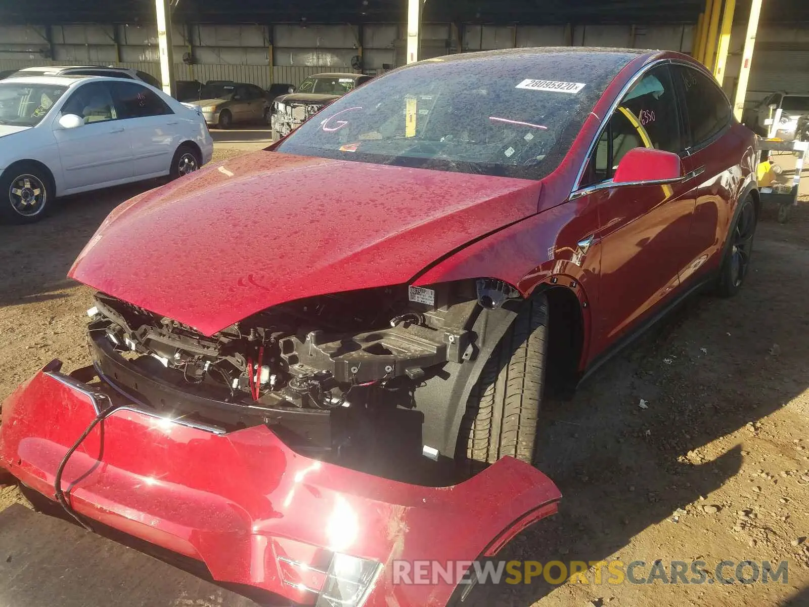 2 Фотография поврежденного автомобиля 5YJXCDE42KF186508 TESLA MODEL X 2019