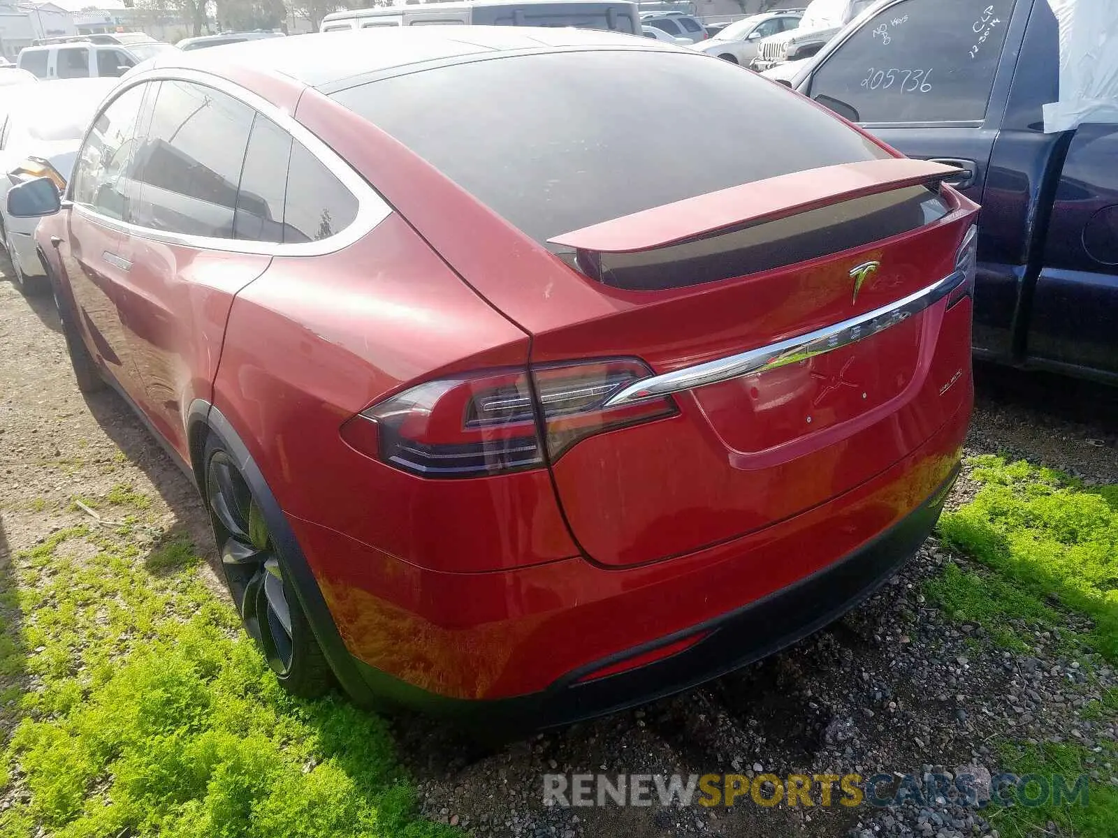 3 Фотография поврежденного автомобиля 5YJXCDE42KF186508 TESLA MODEL X 2019