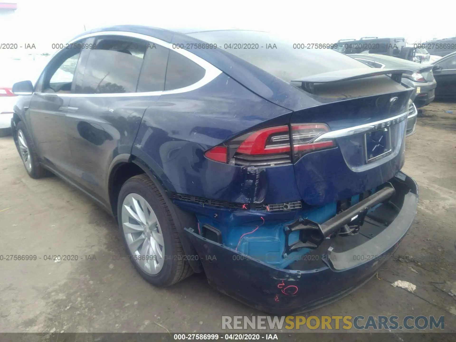 3 Photograph of a damaged car 5YJXCAE22LF246723 TESLA MODEL X 2020