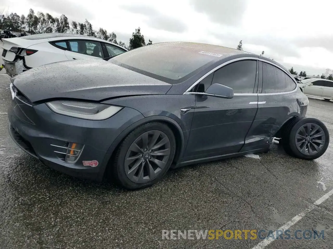 1 Photograph of a damaged car 5YJXCAE25LF218155 TESLA MODEL X 2020