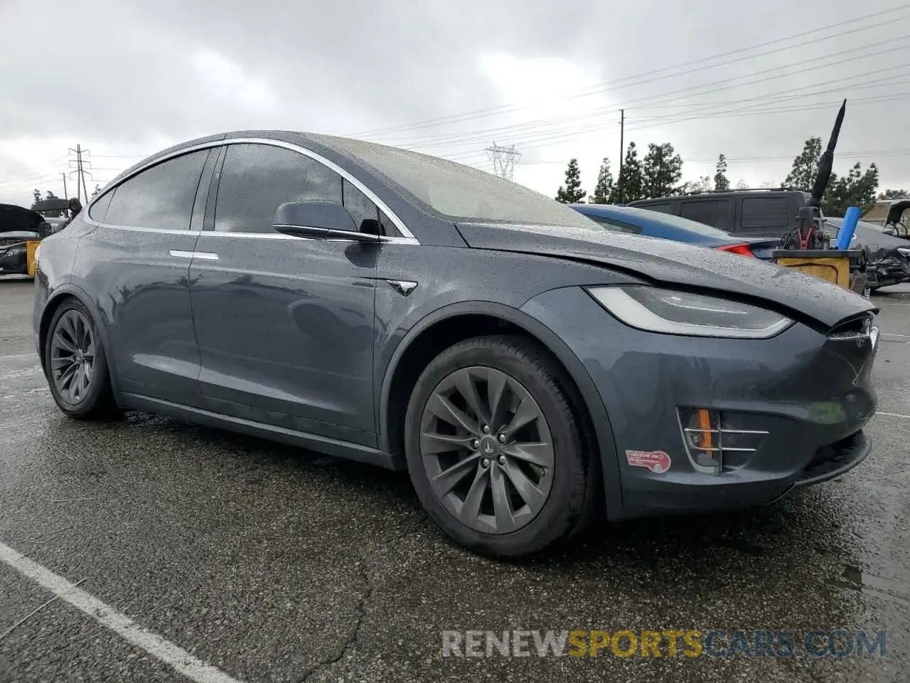 4 Photograph of a damaged car 5YJXCAE25LF218155 TESLA MODEL X 2020