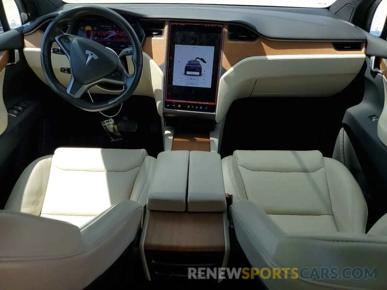 8 Фотография поврежденного автомобиля 5YJXCAE26LF298971 TESLA MODEL X 2020