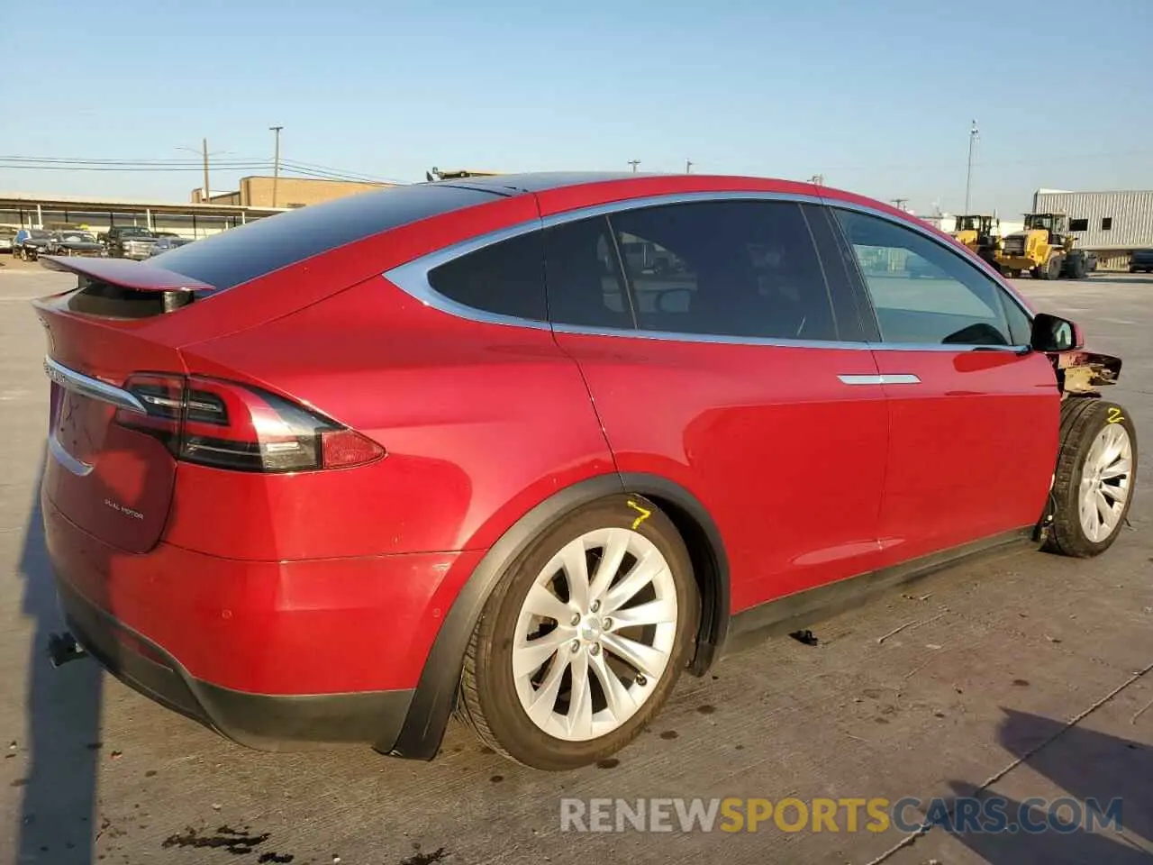 3 Photograph of a damaged car 5YJXCAE28LF219459 TESLA MODEL X 2020