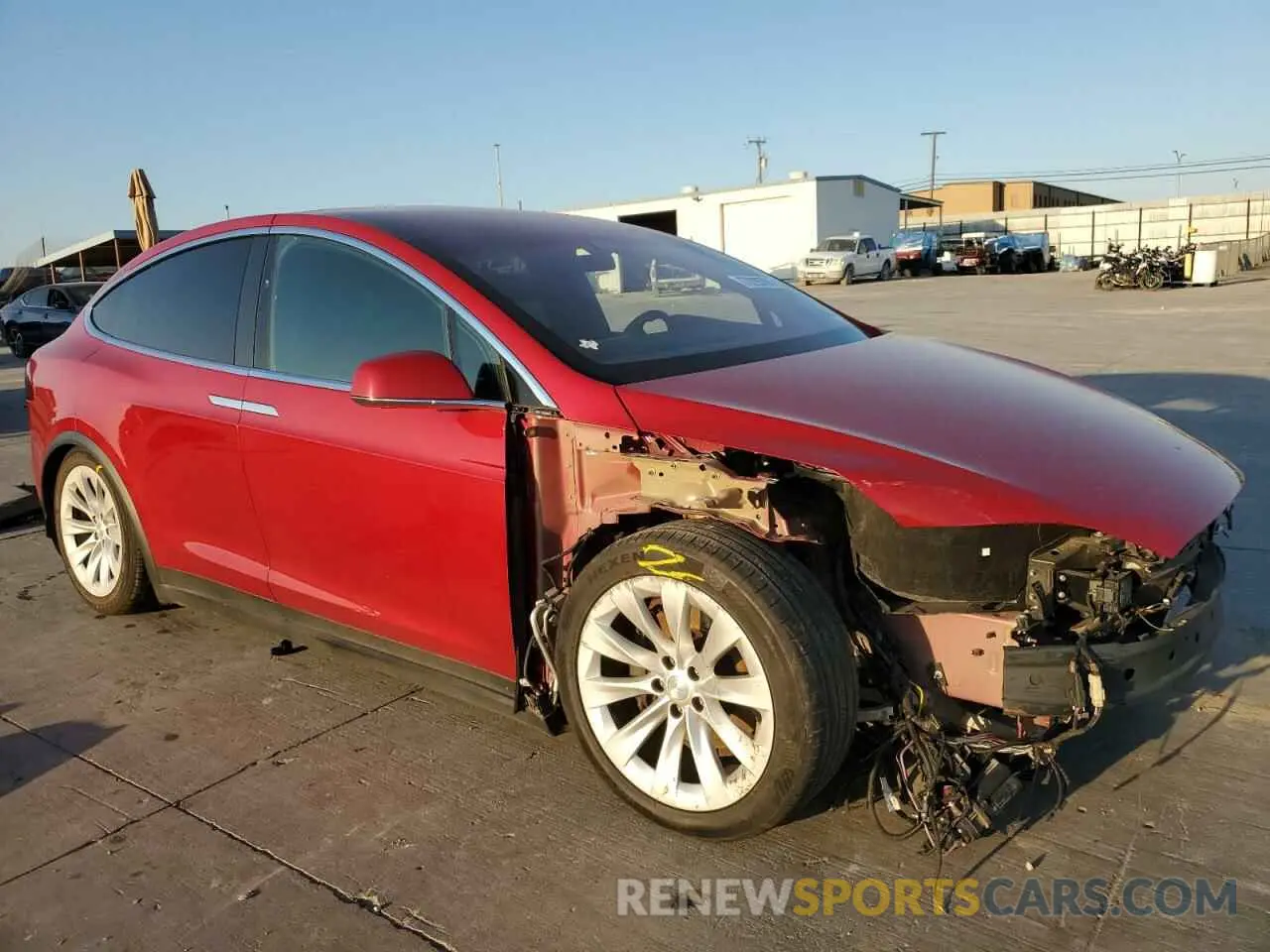 4 Photograph of a damaged car 5YJXCAE28LF219459 TESLA MODEL X 2020