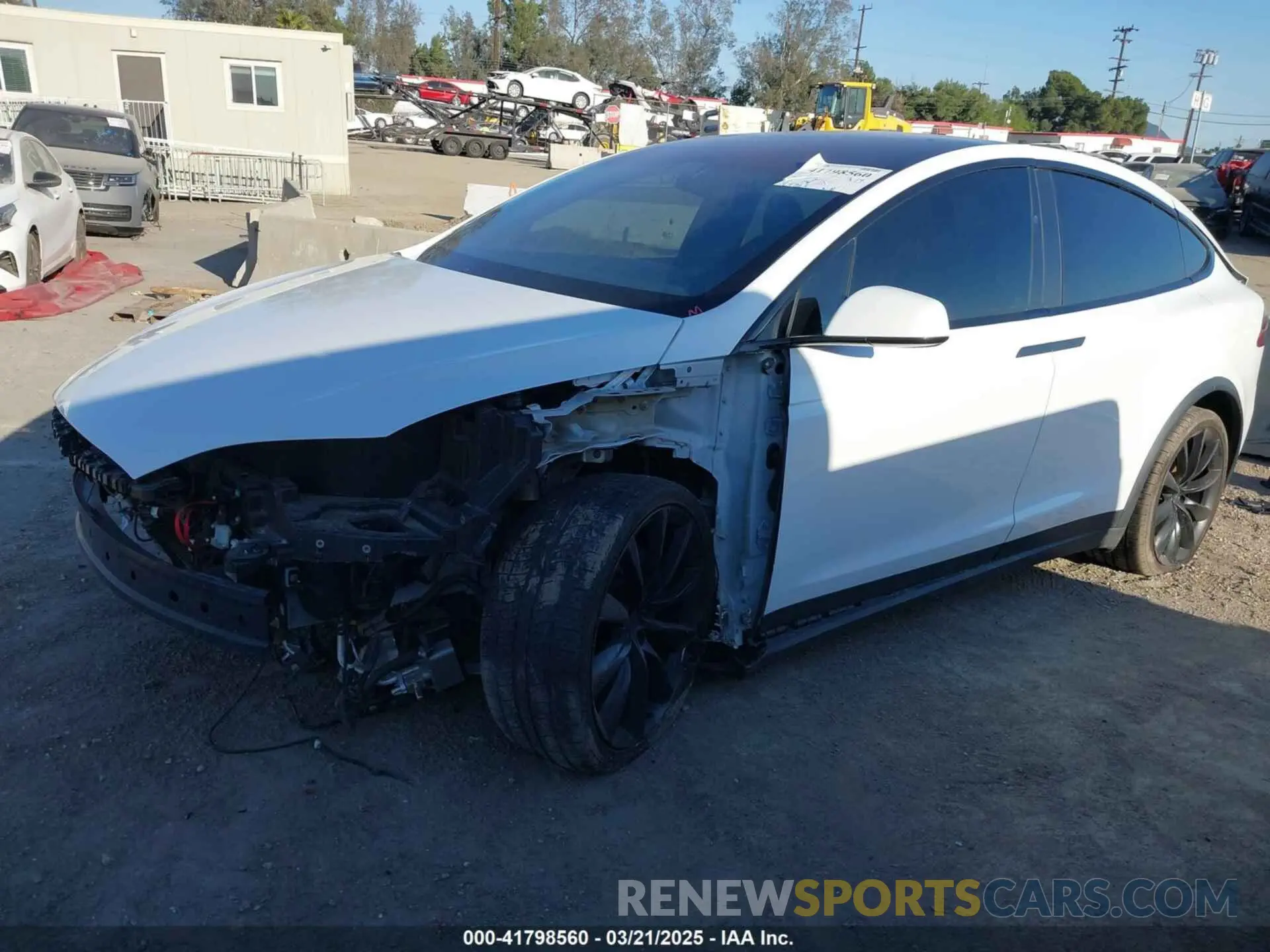 2 Photograph of a damaged car 5YJXCAE2XLF296141 TESLA MODEL X 2020