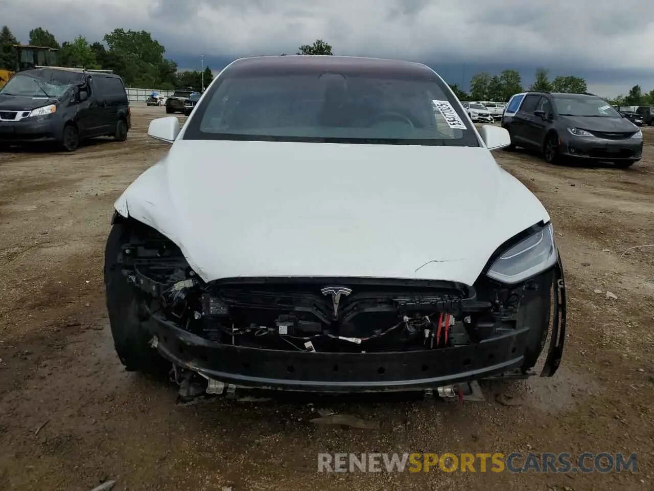 5 Photograph of a damaged car 5YJXCBE21LF210477 TESLA MODEL X 2020