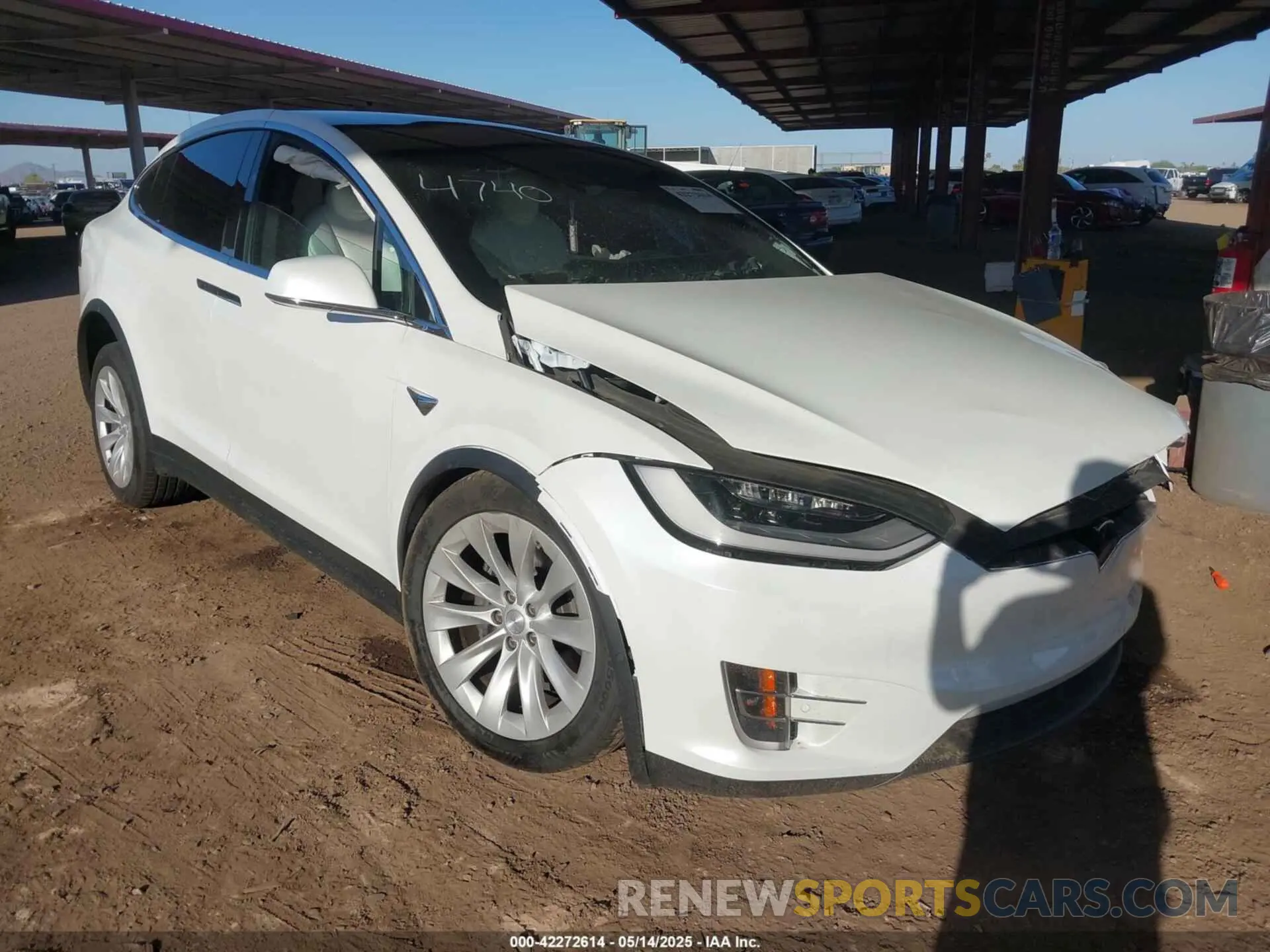 1 Фотография поврежденного автомобиля 5YJXCBE21LF238490 TESLA MODEL X 2020